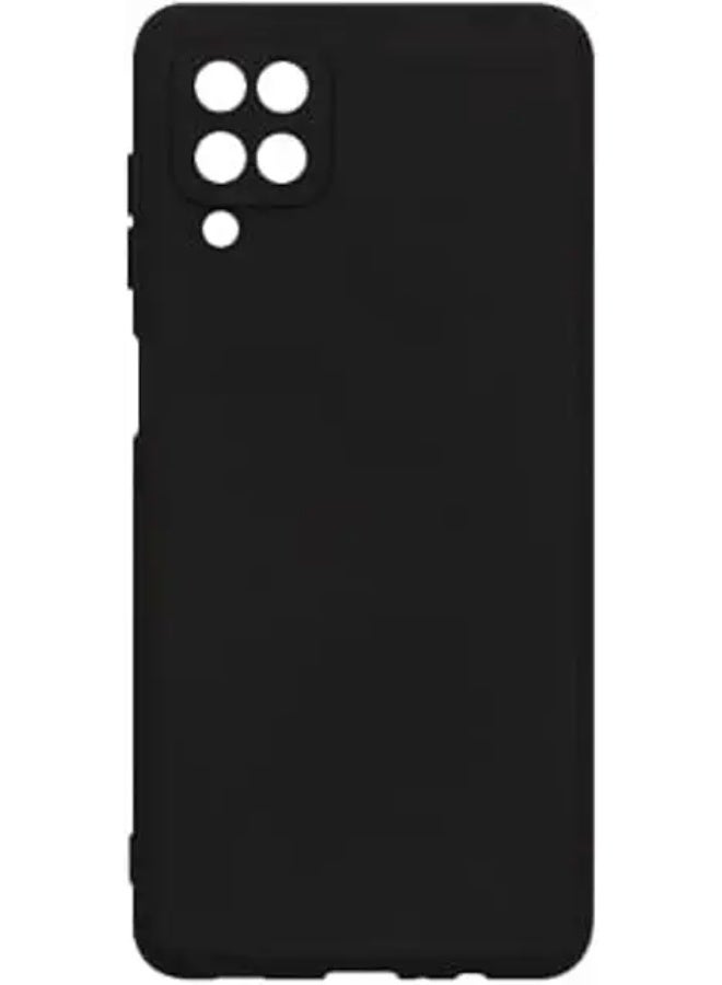Protective Cover  For Samsung Galaxy A12 , Slim Fit Soft Back TPU Case Flexible Silicone Cover Compatible For Samsung Galaxy A12 - Black